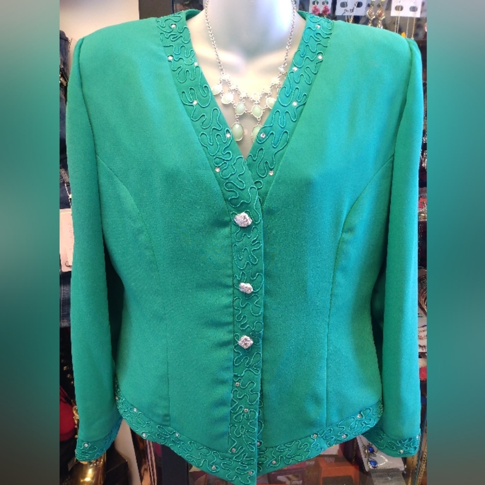 Pre-owned women slim blazer formal work jacket ladies Long Sleeve oatwear suite
